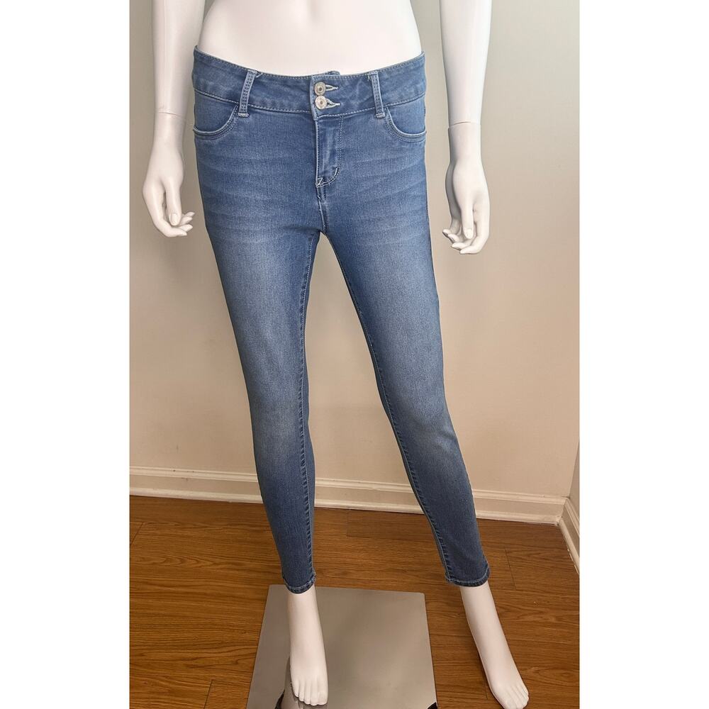 Wallflower Solid Ultra Skinny‎ Jeans Light Wash Y2K Women 5 GUC